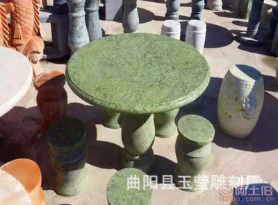 【玉莹雕塑厂家现货供应大理石石桌石凳庭院摆放晚霞红雕刻西方人物石桌】曲阳县玉莹雕刻厂 - 产品库