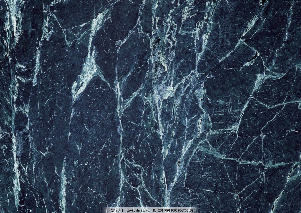 深蓝色大理石纹理贴图